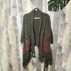 Line Bohemian Aztec Tassel Sweater